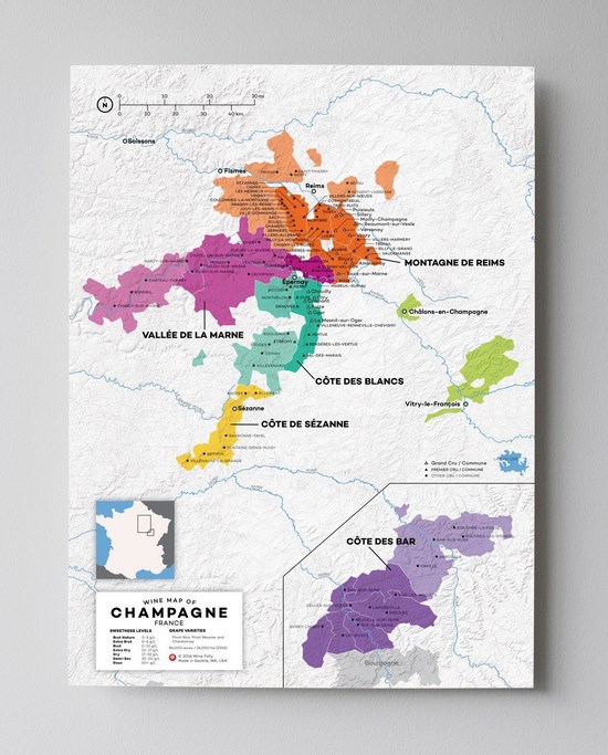 Винодельческие зоны провинции Шампань