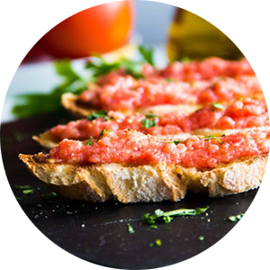 Лучшая закуска для Сava brut – Pan Con Tomate