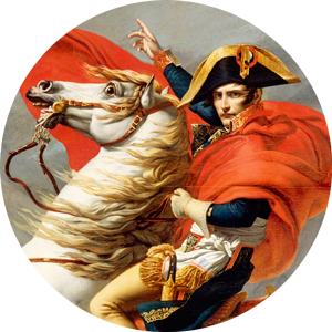 На фото – Наполеон Бонапарт, высоко ценивший вкус коньяка Courvoisier