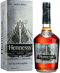 Коньяк Hennessy VS Limited Edition by Scott Campbell, в подарочной упаковке