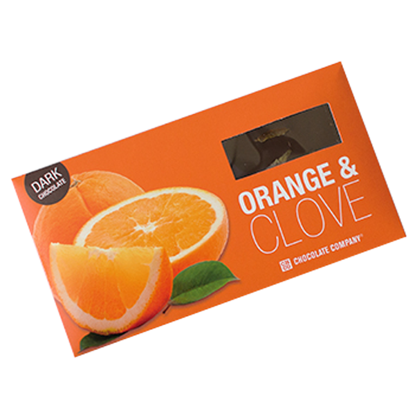 Шоколад тёмный "Два вкуса" апельсин-гвоздика 100г