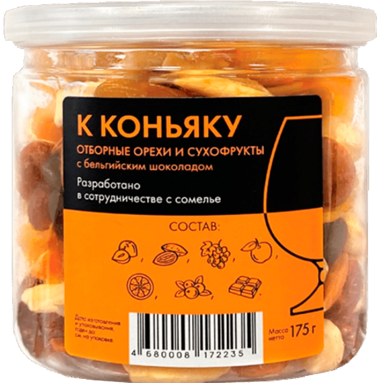 Ассорти к коньяку из отборных орехов и сухофруктов Deliday