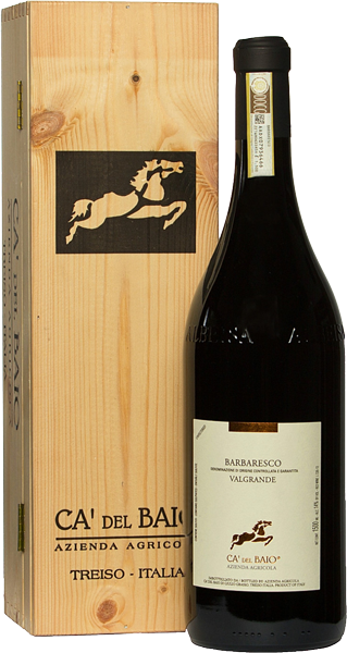 Вино Ca'del Baio Barbaresco DOCG Valgrande wooden box Red Dry 1.5 л