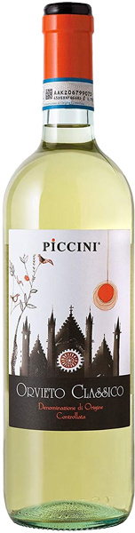 Вино Orvieto Classico Piccini White Dry 0.75 л