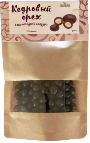 Изображение товара Орехи Драже Кедровый орех в шоколадной глазури