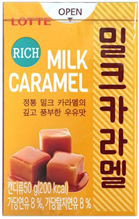 Карамель Rich Milk Caramel Lotte 50гр