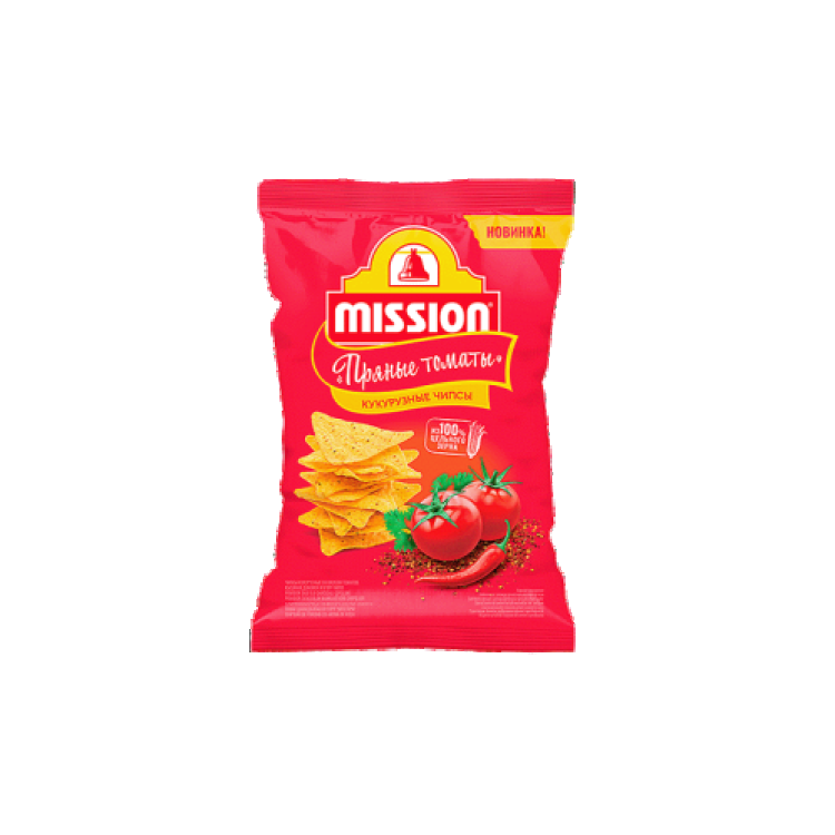 Чипсы кукурузные MISSION со вкусом томатов 90 гр чипсы кукурузные mission bbq 90 г