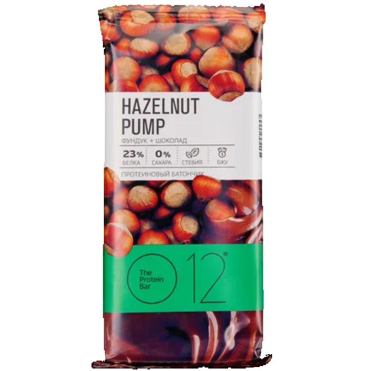 Вафельный Батончик О12 С Белковой Начинкой/какао/фундуком В Молочной Глазури 50гр