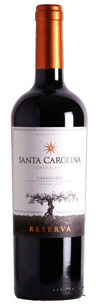 Вино Santa Carolina, Reserva Carmenere 0.75 л