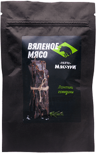 Изображение товара Вяленое мясо Ранчо Мяссури ломтики говядины