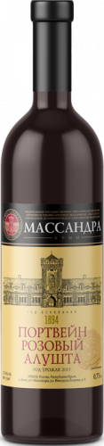 Изображение товара Массандра, Портвейн Розовый Алушта