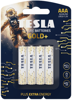 Изображение товара Tesla Batteries Gold+ AAA 4 штуки