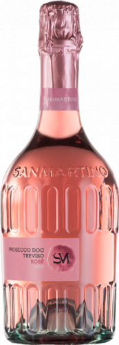Изображение товара Игристое вино San Martino Prosecco Treviso Rose, 0.75 л