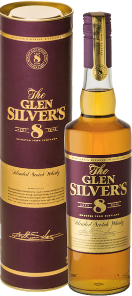 Виски Glen Silver's Blended scotch, 8 летней выдержки 0.7 л