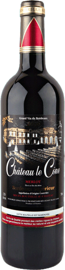 Вино Chateau Le Cone Bordeaux Superieur AOC 0.75 л