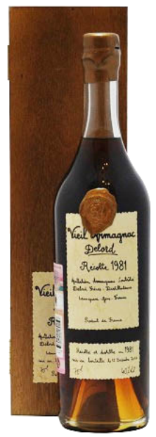 Арманьяк Delord Armagnac Millesime, 1981 года 0.7 л