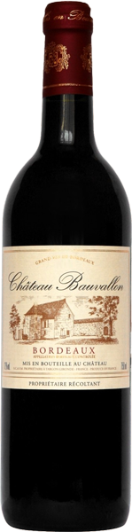 Вино Chateau Bauvallon, Bordeaux, AOC 0.75 л