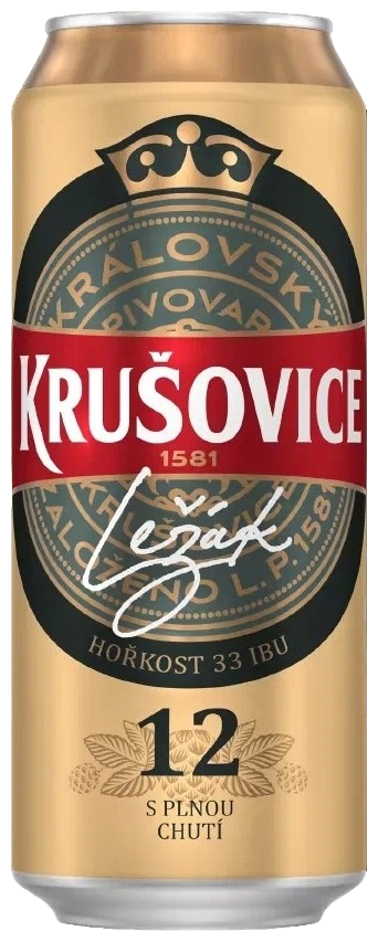 Изображение товара Пиво Krusovice Lezak 12 Изображение товара Пиво Krusovice Lezak 12