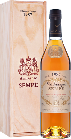 Арманьяк Sempe Vieil Vintage 1987 Armagnac AOC 0.7 л