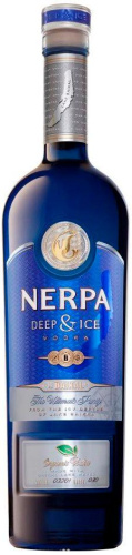 Изображение товара Водка Nerpa Deep & Ice 0.7л 40% ультра-премиум с фильтрацией кварц и уголь