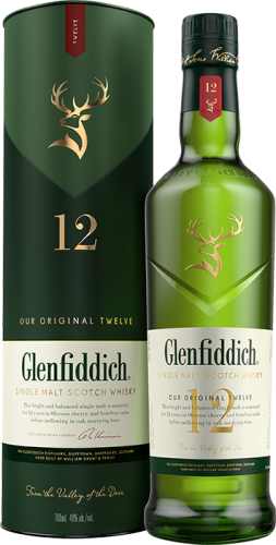 Изображение товара Виски Glenfiddich, 12 летней выдержки, в п/у