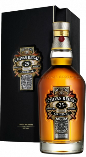 Изображение товара Виски Chivas Regal 25 летней выдержки, эксклюзивный купаж, 0.7 л, 40%