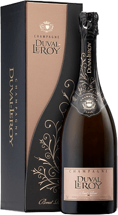 Шампанское Duval-Leroy, Premier Cru Brut Rose, в подарочной упаковке 0.75 л