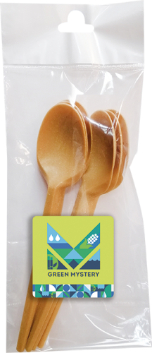 Изображение товара Ложка одноразовая (168мм) Green Mystery 6шт