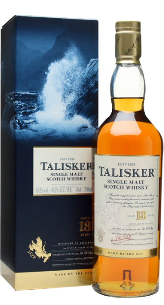 Виски Talisker, 18 летней выдержки 0.7 л