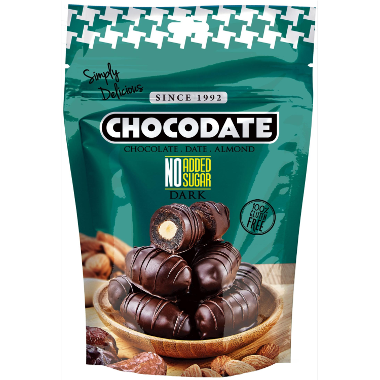 Chocodate Финики с миндалем в темном шоколаде без добавления сахара