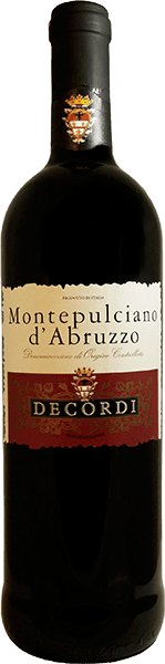 Вино Montepulciano d'Abruzzo DOC Decordi 0.75 л