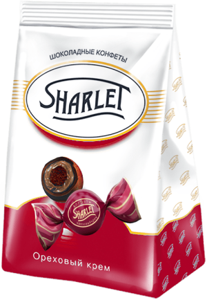 Изображение товара SHARLET Ореховый Крем с комбинированными кремовыми начинками 200гр