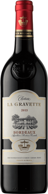 Вино Chateau La Gravette, Bordeaux AOC 0.75 л