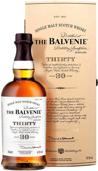 Виски Balvenie 30 Years Old, gift box 0.7 л