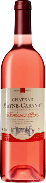 Вино Chateau Mayne-Cabanot Rose, Bordeaux AOC 0.75 л