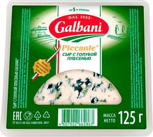 Изображение товара Сыр с голубой плесенью Galbani 62%