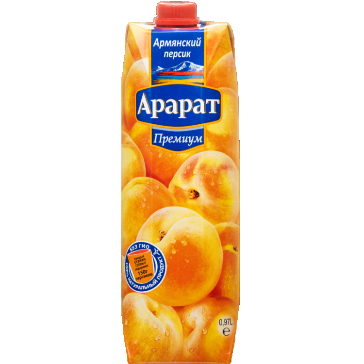 Персиковый нектар с мякотью Ararat Premium нектар swell персиковый c мякотью 0 25 л