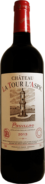 Вино Chateau La Tour l'Aspic, Pauillac AOC 0.75 л