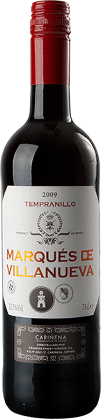 Вино Marques de Villanueva, Tempranillo, Carinena DO 0.75 л
