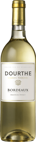 Вино Dourthe, Grands Terroirs, Bordeaux, Blanc Medium Sweet AOC 0.75 л