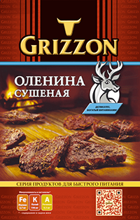 Изображение товара Оленина сушеная "Grizzon" 36гр