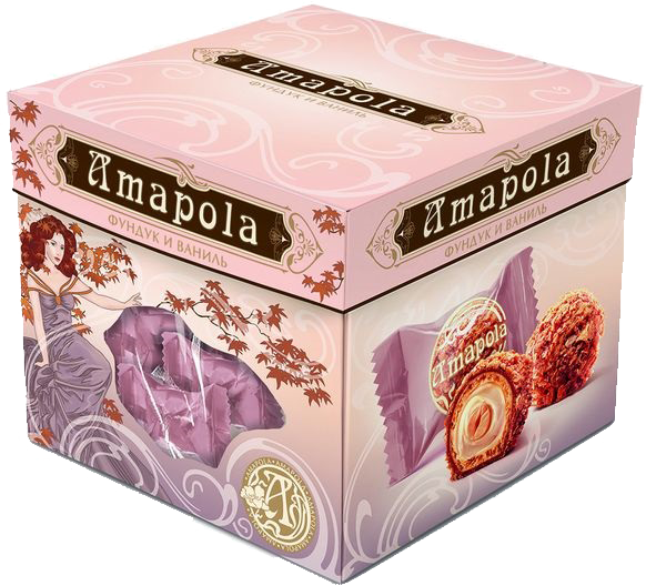 Конфеты Амапола с ванильно-сливочным вкусом, 100г