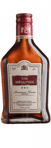 Изображение товара Российский коньяк Три Звёздочки 0.25 л, выдержка 3 года
