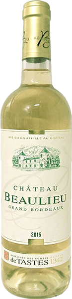 Вино Chateau Beaulieu Comtes de Tastes, Bordeaux White Dry 0.75 л