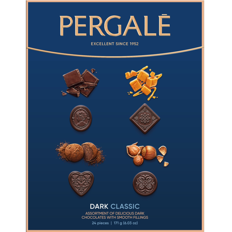 Набор конфет Pergale коллекция тёмного шоколада набор конфет pergale с водкой 190 г