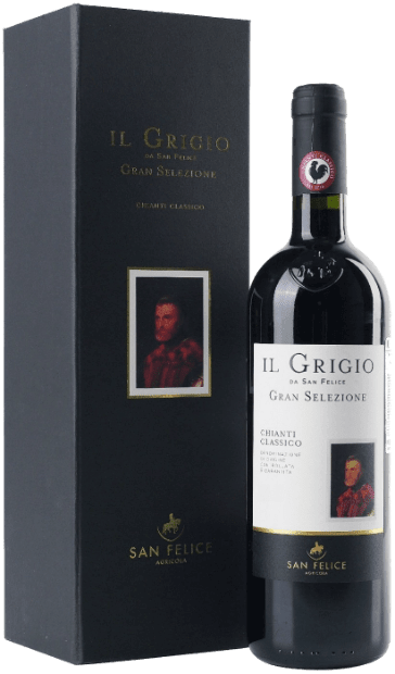 Вино Agricola San Felice Il Grigio Gran Selezione Chianti Classico DOCG, в подарочной упаковке 0.75 л