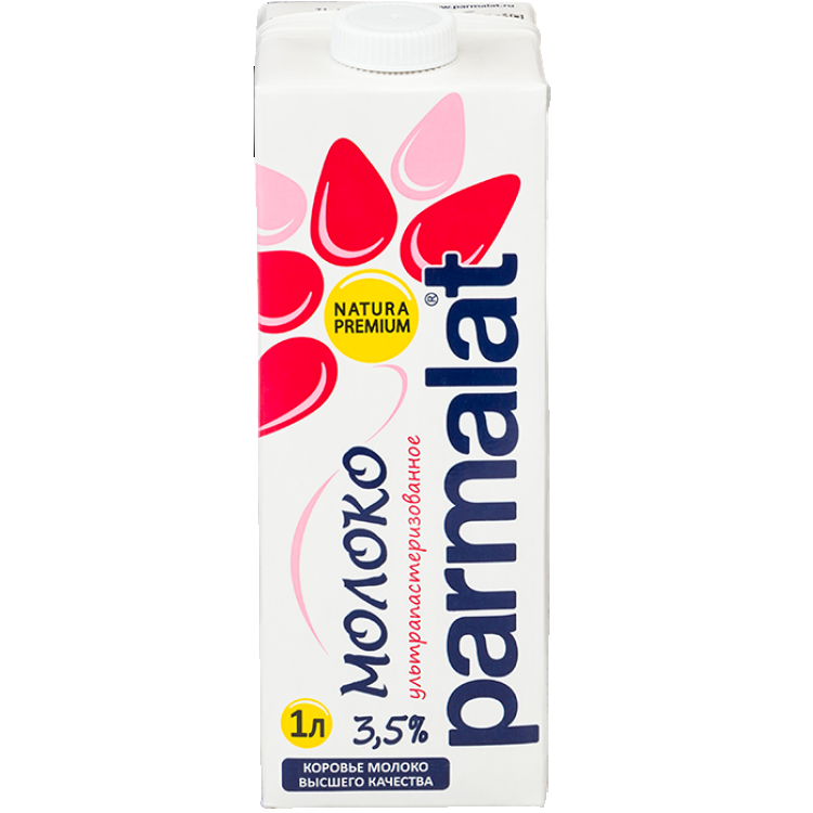 молоко ультрапастеризованное parmalat 3 5% 1 л Молоко Parmalat ультрапастеризованное 3.5%