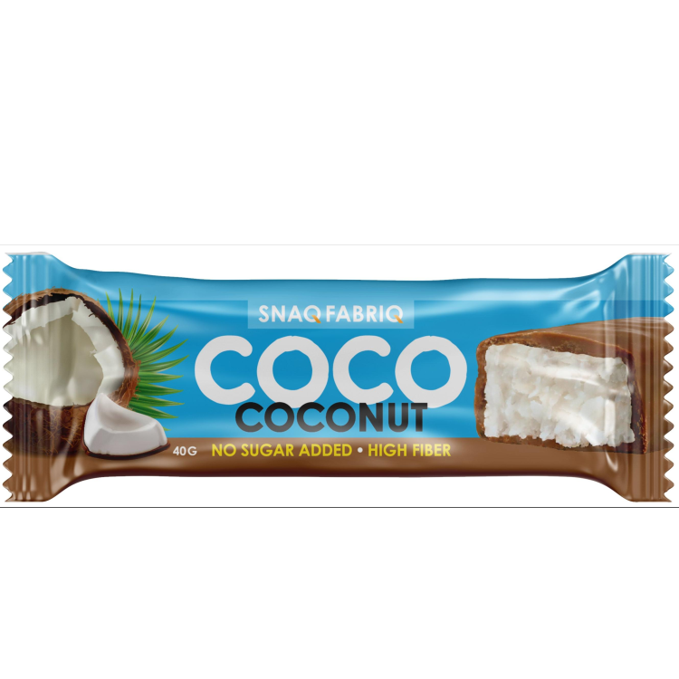 Батончик глазированный SNAQ FABRIQ Кокос 40 г
