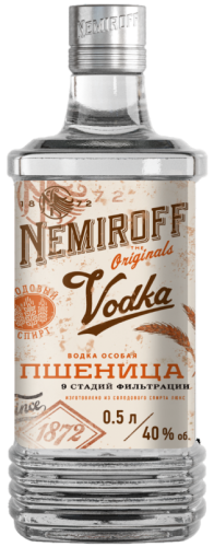 Изображение товара Водка Особая Nemiroff Пшеница