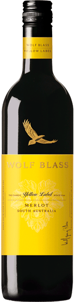 Вино Wolf Blass, Yellow Label Merlot 0.75 л